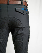 Lux GripTEQ Mens Breeches Charcoal - EquestlyBreechesLux GripTEQ Mens Breeches Charcoal
