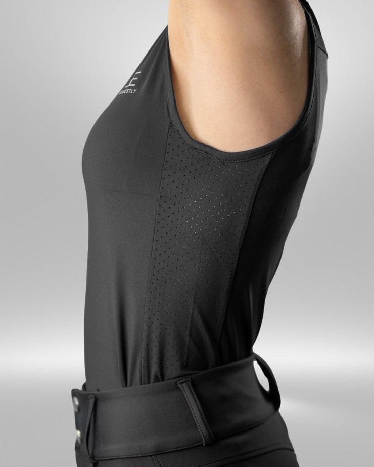 Lux MicroTEQ Sleeveless Black - EquestlyMicroTEQLux MicroTEQ Sleeveless Black