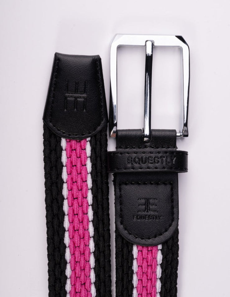 Braided Belt PinkStripe - EquestlyBeltBraided Belt PinkStripe